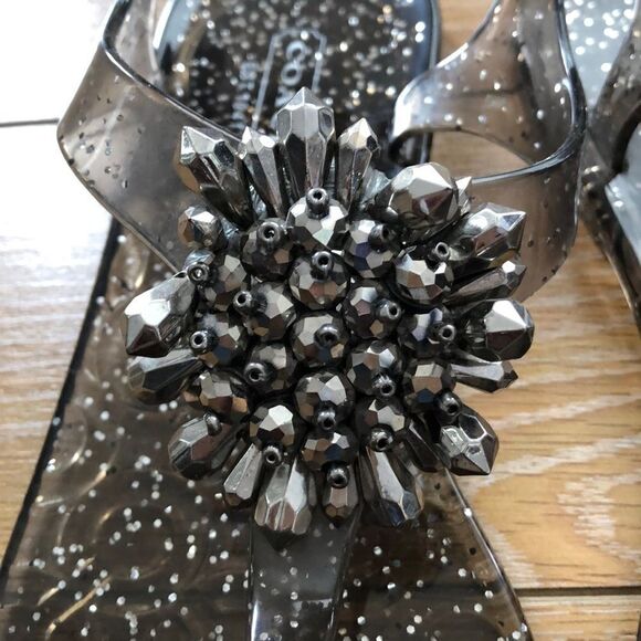 COACH Women's Hilda Glitter Jelly Sandal - Picture 2 of 6